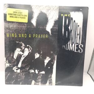 The Broken Homes Wing and a Prayer Vinyl Records With Sleeve 1990